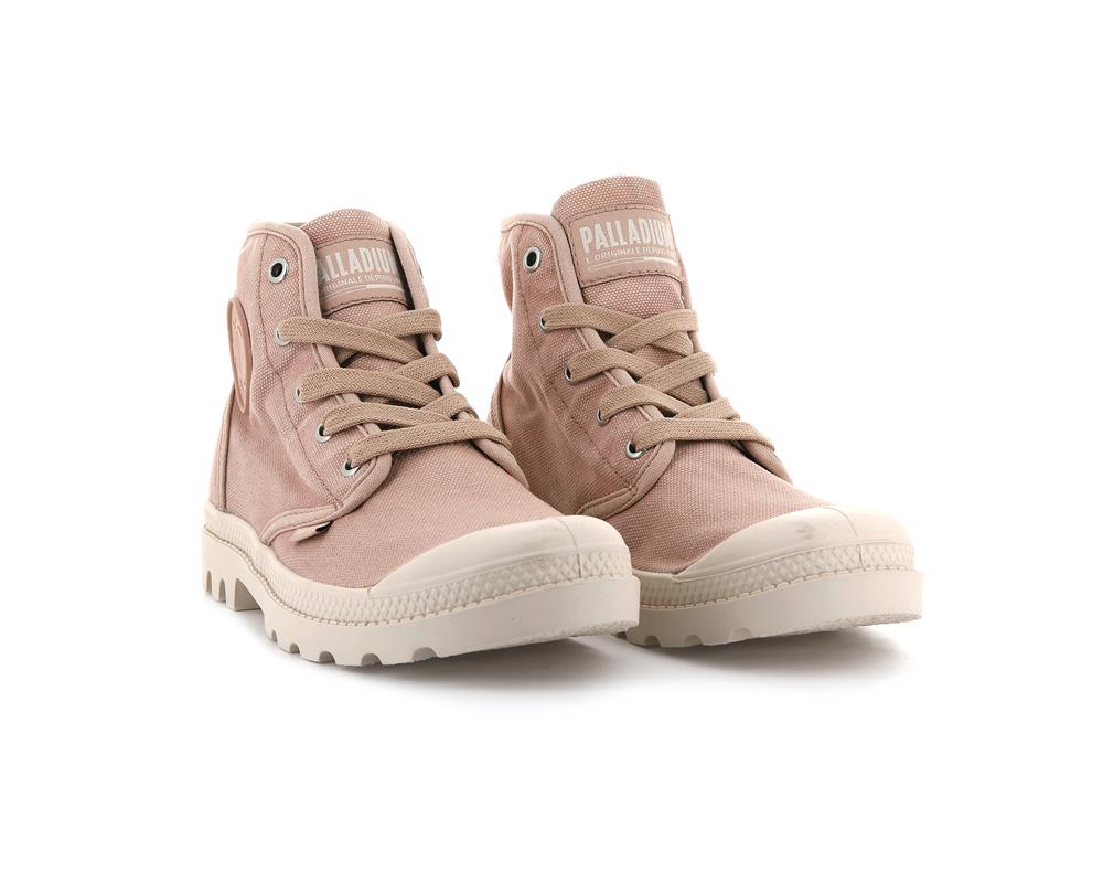 Rose Brick Palladium PAMPA HI Women High Top Boots  Israel |  43512-GSBK