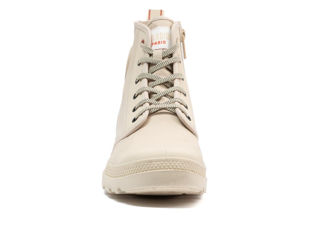 Sahara Beige Palladium PAMPA LITE+ HI PARIS Men High Tops Shoes  Israel |  62985-QAFX