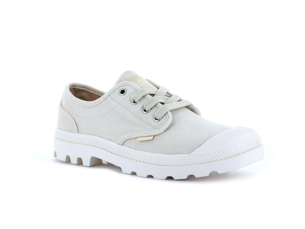 Sahara Beige Palladium PAMPA OXFORD Women Low Tops Shoes  Israel |  18906-HIYS