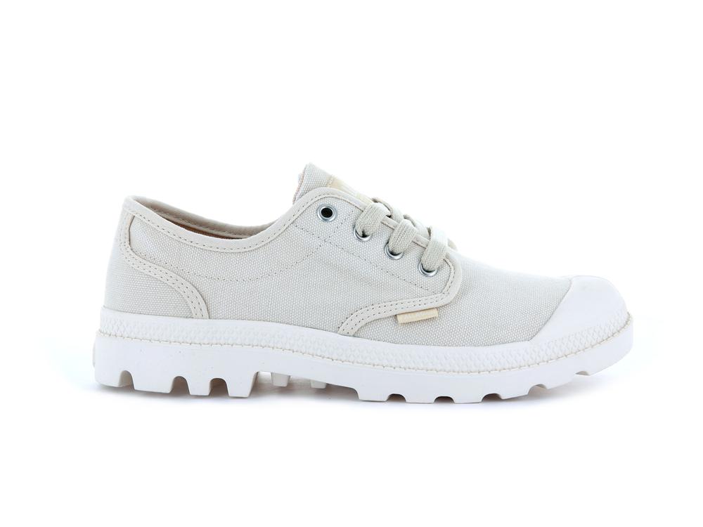 Sahara Beige Palladium PAMPA OXFORD Women Low Tops Shoes  Israel |  18906-HIYS