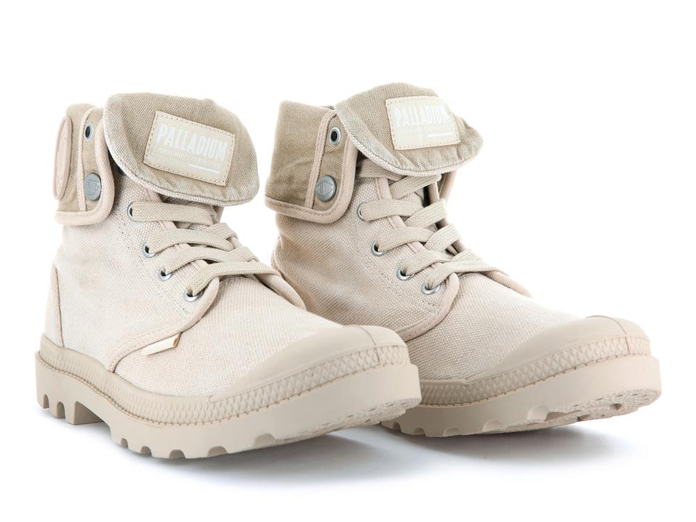 Sahara Green / Safari Palladium BAGGY Women High Top Boots  Israel |  07813-AZWM