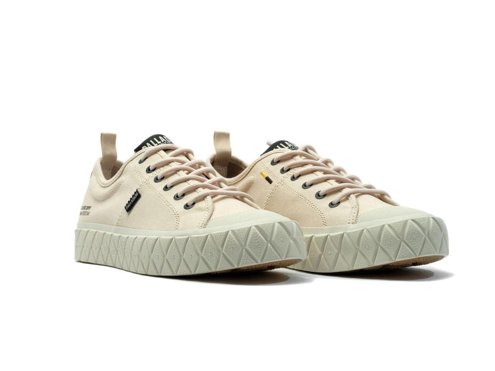 Sand Beige Palladium PALLA ACE LO SUPPLY Men Low Top Sneakers  Israel |  08297-EVYJ