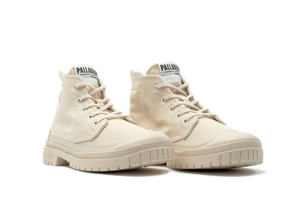 Sand Beige Palladium SP20 HI TECH Men High Tops Shoes  Israel |  37296-WMHV