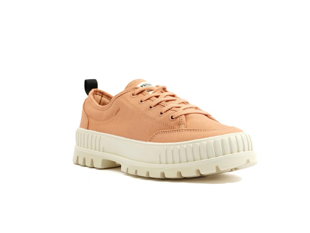 Sandstone Orange Palladium PALLASHOCK LO ORGANIC 2 Women Low Tops Sneakers  Israel |  52460-TWJK