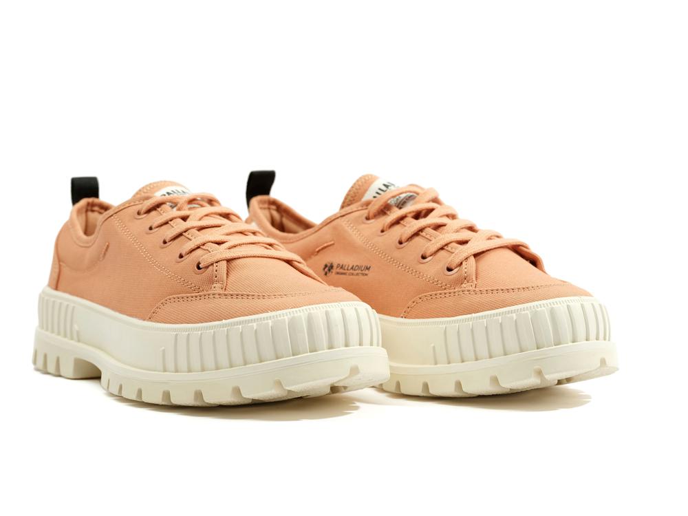 Sandstone Orange Palladium PALLASHOCK LO ORGANIC 2 Women Low Tops Sneakers  Israel |  52460-TWJK