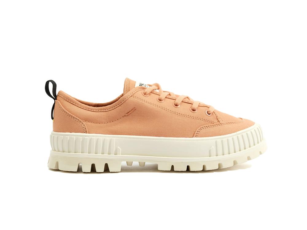 Sandstone Orange Palladium PALLASHOCK LO ORGANIC 2 Women Low Tops Sneakers  Israel |  52460-TWJK