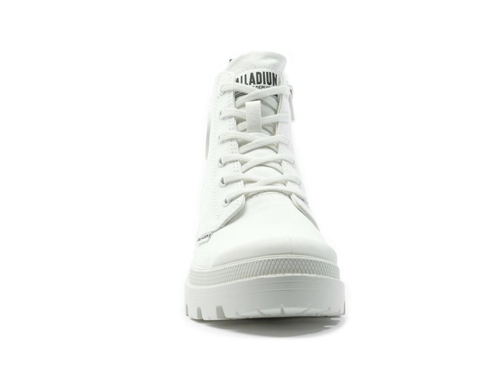 Star White Palladium PALLABASE TWILL Women High Tops Shoes  Israel |  26491-PWIK