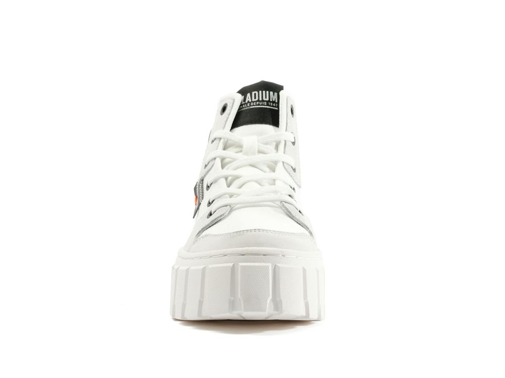 Star White Palladium PALLATOWER HI Women High Top Sneakers  Israel |  61273-EQRH