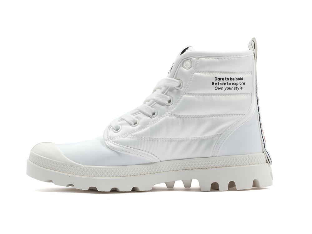 Star White Palladium PAMPA HI DARE RHONA Women High Tops Shoes  Israel |  58764-BIWD