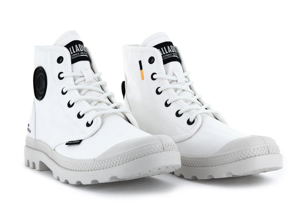 Star White Palladium PAMPA HI HTG SUPPLY Women High Top Boots  Israel |  93170-SPEZ