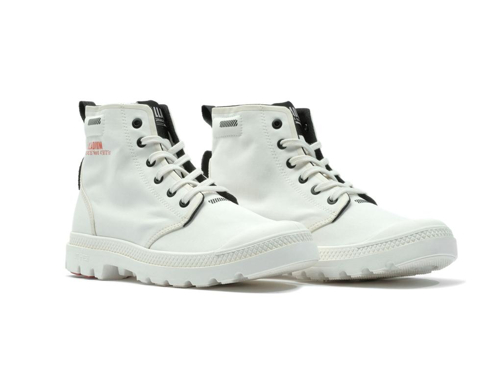 Star White Palladium PAMPA LITE+ HI Men High Tops Shoes  Israel |  82653-ERVW