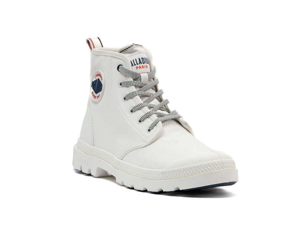 Star White Palladium PAMPA LITE+ HI PARIS Women High Tops Shoes  Israel |  98471-SBOM