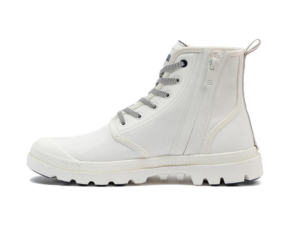 Star White Palladium PAMPA LITE+ HI PARIS Women High Tops Shoes  Israel |  98471-SBOM