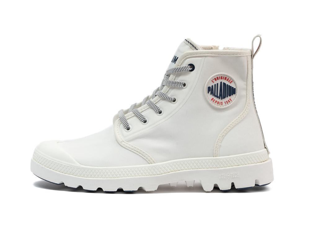 Star White Palladium PAMPA LITE+ HI PARIS Women High Tops Shoes  Israel |  98471-SBOM