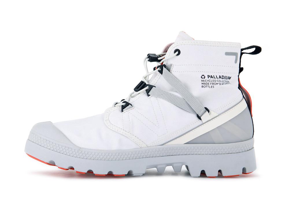 Star White Palladium PAMPA TRAVEL LITE+ WATERPROOF Women High Top Boots  Israel |  65340-PEUL