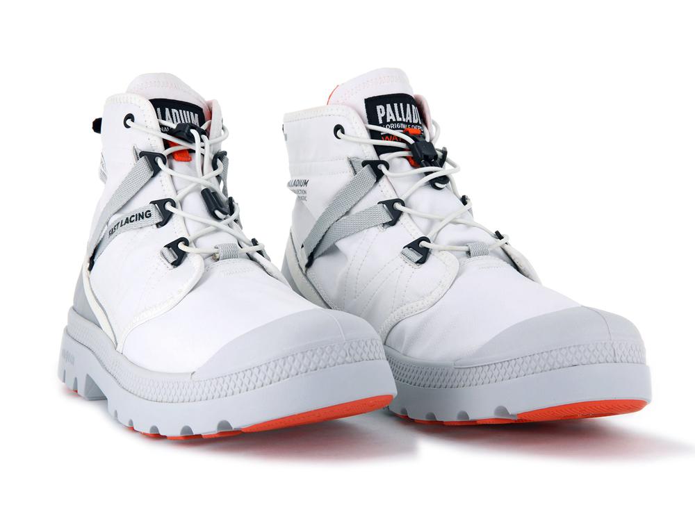 Star White Palladium PAMPA TRAVEL LITE+ WATERPROOF Women High Top Boots  Israel |  65340-PEUL