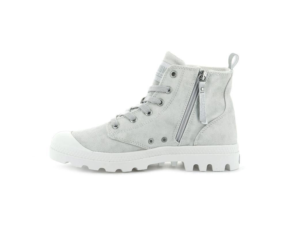 Star White Palladium PAMPA ZIP DESERTWASH Women High Top Boots  Israel |  35904-TZKP