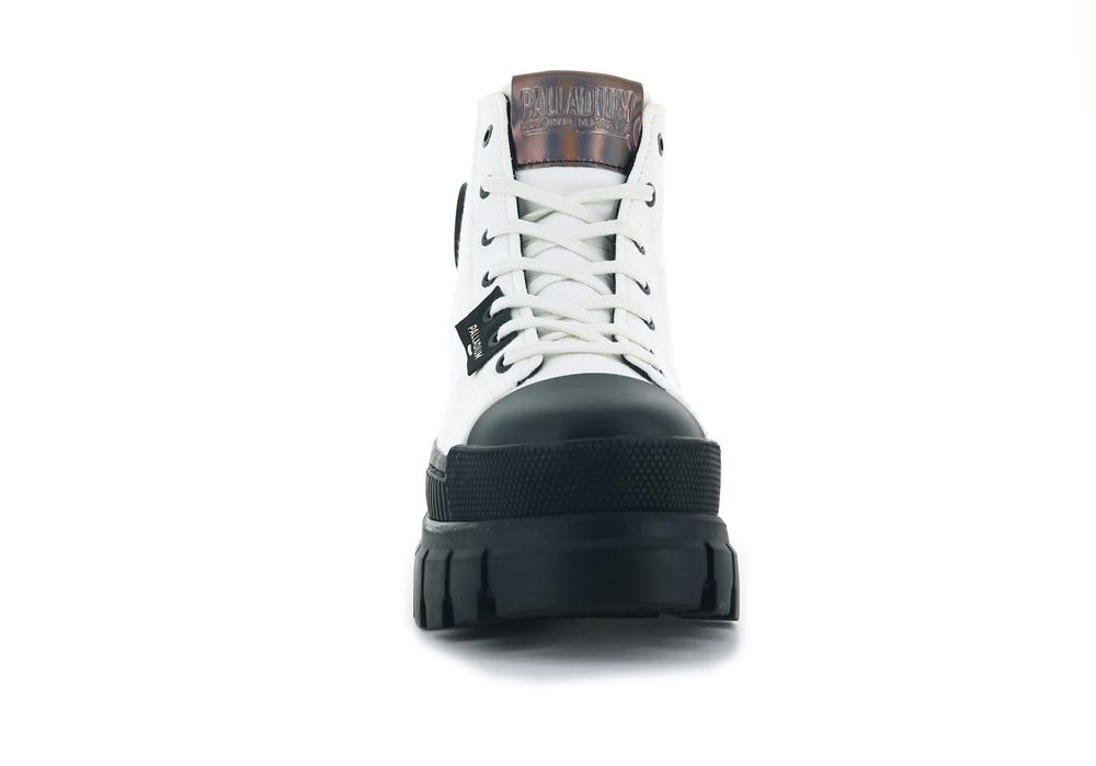 Star White Palladium REVOLT HI TX Women High Top Boots  Israel |  67809-JMIE