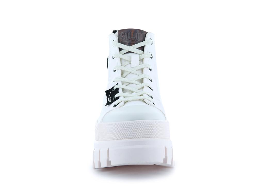 Star White / Marshmallow Palladium REVOLT HI TX Women High Top Boots  Israel |  08213-TVOW