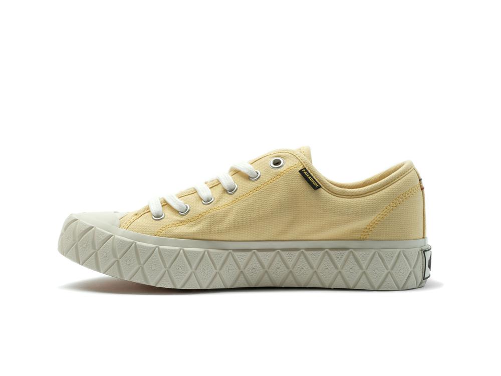 Sunshine Yellow Palladium PALLA ACE CANVAS Women Low Tops Shoes  Israel |  97580-RYGK