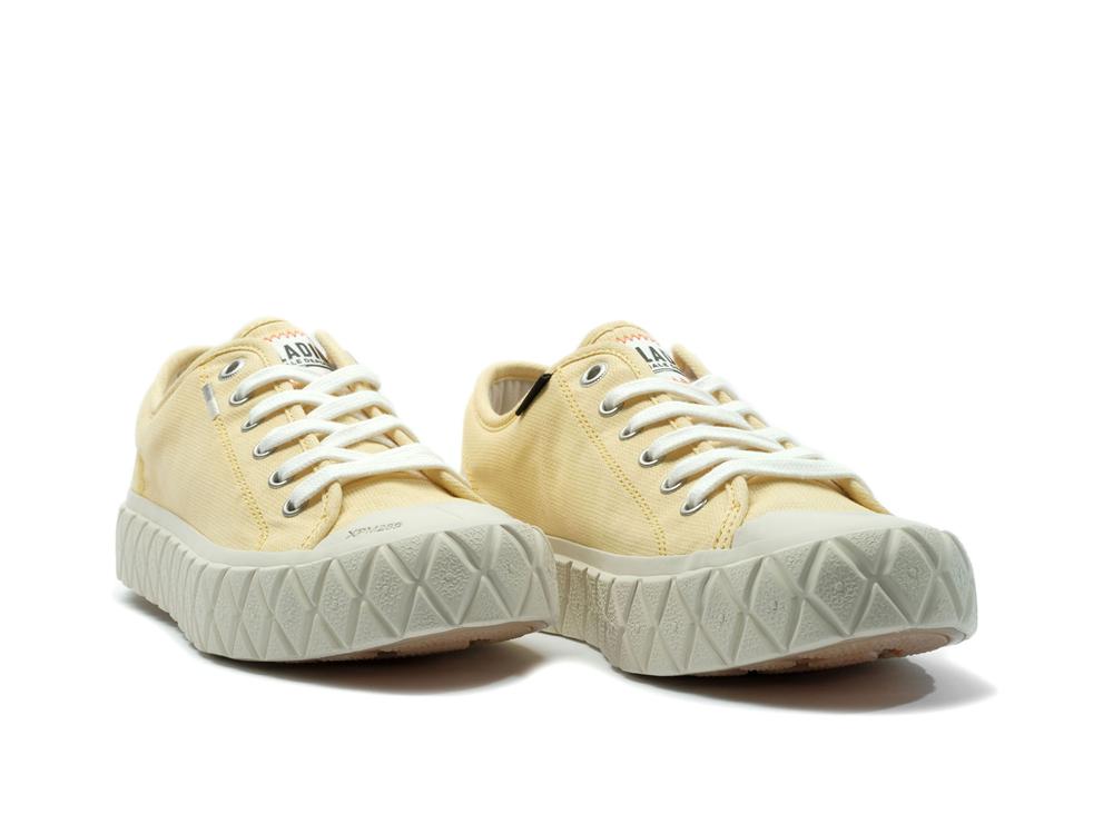 Sunshine Yellow Palladium PALLA ACE CANVAS Women Low Tops Shoes  Israel |  97580-RYGK