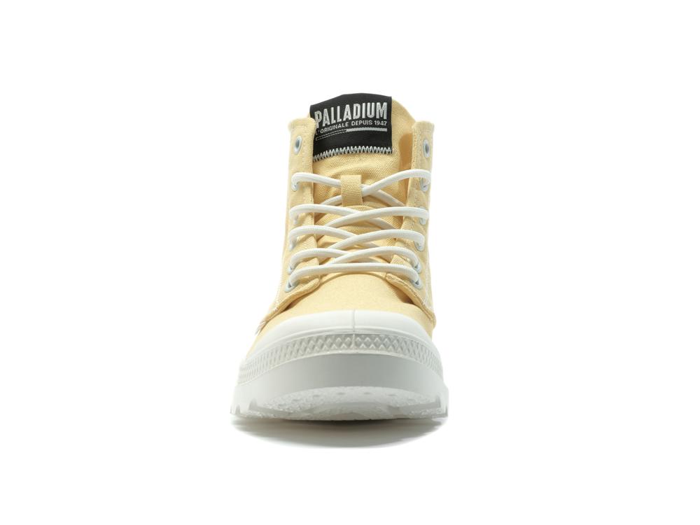 Sunshine Yellow Palladium PAMPA BLANC Men High Tops Shoes  Israel |  13298-CKEM