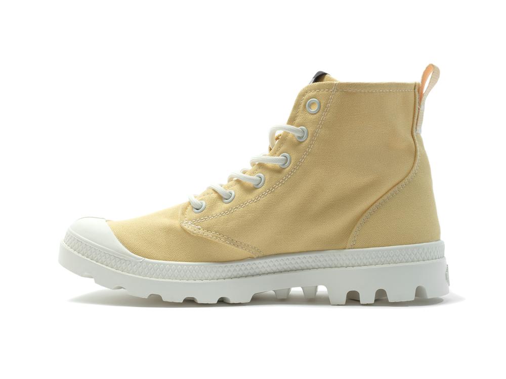 Sunshine Yellow Palladium PAMPA BLANC Men High Tops Shoes  Israel |  13298-CKEM