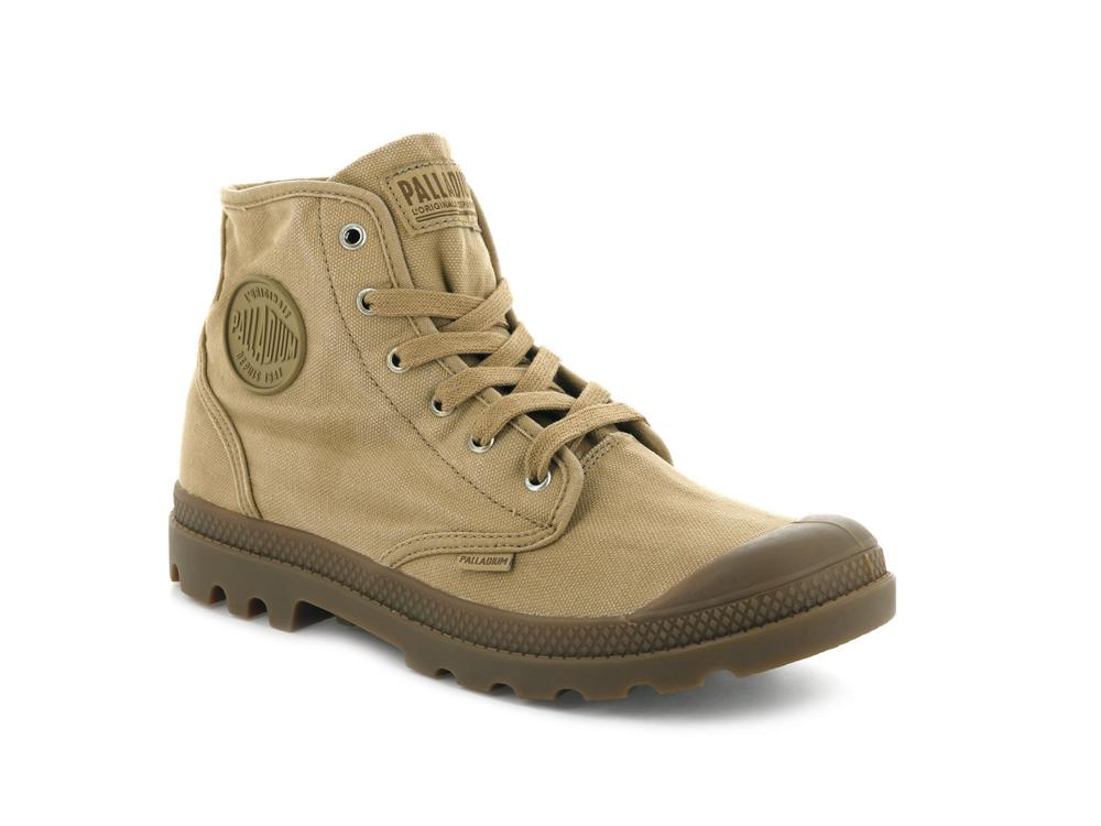 Woodlin Brown Palladium PAMPA HI Men High Top Boots  Israel |  26413-KHIG