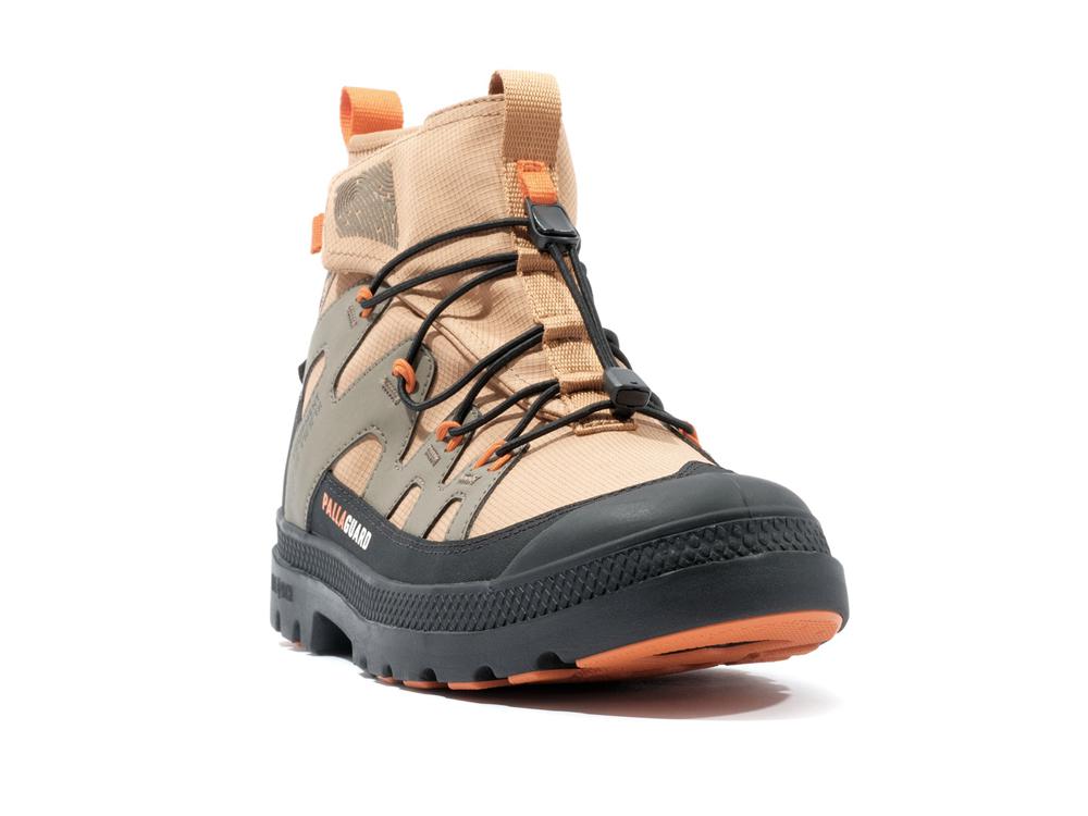 Woodlin Brown Palladium PAMPA LITE+ XPLOR WP+ Women High Top Boots  Israel |  80542-TCKB