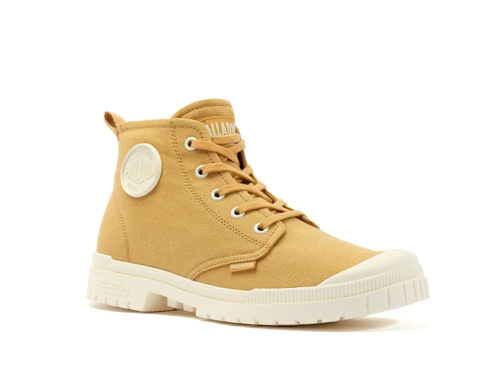 Woodlin Brown Palladium PAMPA SP20 HI CANVAS Women High Tops Shoes  Israel |  76821-NAYO