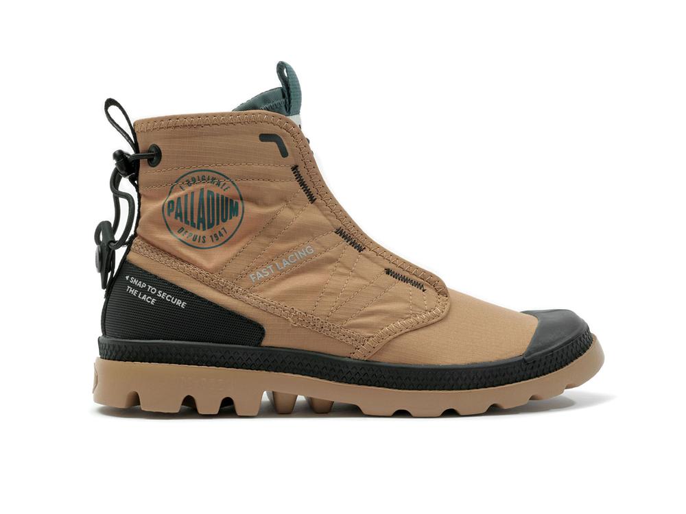 Woodlin Brown Palladium PAMPA TRAVEL LITE RS Women High Top Boots  Israel |  37486-HEXI